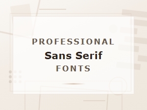 Free Friendly Professional Sans Serif Fonts for Modern Design